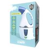 Conair Handheld Travel Garment Steamer for Clothes, CompleteSteam 1100W, For Home, Office and Travel,White / Blue