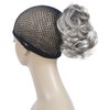 Aimole Short Curly Grey Ponytail Lady Synthetic Claw Clip on Extensions(48T)