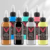 AYCOS 14 Colors 1 oz Tattoo Ink Tattoo Ink Set Color Ink- with Microknife Paint and UV Tattoo Ink - Tattoo Supplies - for Body Tattooing and Art Painting