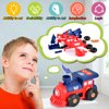 Take-Apart Electric Building Toys Car, Toddler & Kids Tool Set with Motor & Electric Drill, STEM Educational Construction Toy for Ages 3+, Enhances Hands-On Skills for Preschool & Kindergarten Boys