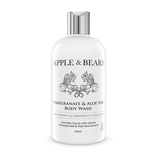 Apple and Bears Pomegranate and Aloe Vera Body Wash, 500 ml