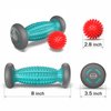 Foot Massager Roller + Ball for Plantar Fasciitis - Total Relief for Heel Spurs & Foot Arch Pain - Acupressure Reflexology Tool for Relaxation & Stress Relief