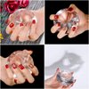 Shiny Nail Art Hand Rest Pad and Crystal Diamond Shaped Paperweight Foldable Nail Art Table Mat Jewels Wedding Decorations Nail Art Manicure Tools (50 mm)