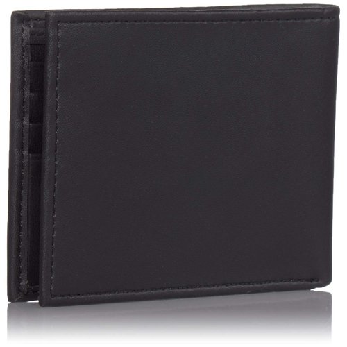 Team Sports America NCAA Michigan State Spartans Black Wallet | Bi-Fold | Officially Licensed Stamped Logo | Made of Leather | Money and Card Organizer | Gift Box Included