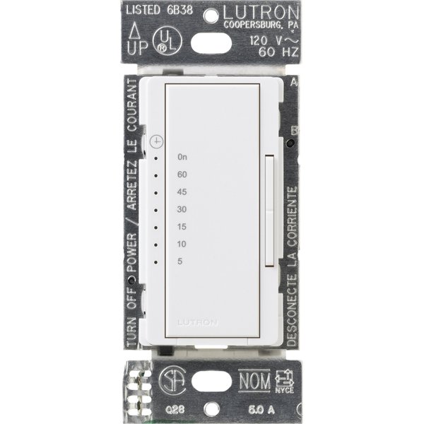 Lutron MA-T530G-WH Maestro eco-timer Single-Pole, White