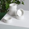 HAOTOP Mini Porcelain Ramekins 1oz Set of 6,Small Ceramics Souffle Dish 30ml White