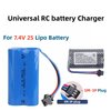 Aliwisdom Smart Universal RC Charger Cable with SM-3P Connector Plug for 7.4V 2S Lipo Battery, Compatible RC Car/RC Boat/RC Plane/RC Drone/RC Tank/RC Helicopters and Other Remote Control Toys