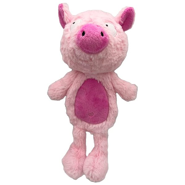 Huxley & Kent Slappies for Dogs | Piggie Smalls (Small) | Squeak & Shake Dog Toy | No Stuff Squeaky Toy, TPR Ball in Head | Simulates Hunting Nature for Dogs