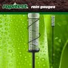 Luster Leaf 1646 Rapitest Spiral Metal Rain Gauge with Stake, Metal Spiral Rain Gauge w/ Stake