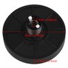 Arcade Button,100mm Massive Arcade Button with LED Convexity Console Replacement(100# White + three foot switch + LED light)