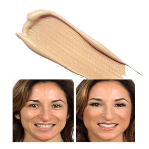 Emani Organic HD Corrective Liquid Concealer Full Coverage Makeup, Best Color Correcting Face Makeup, 624 Neutral 0.3 fl oz