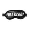 Fisura - Cooling gel eye mask "P*ta resaca". Black hangover eye mask. Gel mask for puffy eyes and dark circles. Cold/Warm Therapy. Includes a Storage Pouch. 7,28 x 3,54 inches