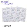 Eyeglass Nose Pads, Anti Slip Nose Pads for Glasses with Super Sticky Backing, Soft Silicone Adhesive Glasses Nose Pad (20 Clear Pairs)