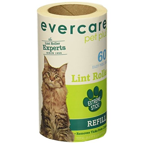 Evercare Pet Hair Lint Roller Refills 6PACK (30.1 ft x 4" ea)