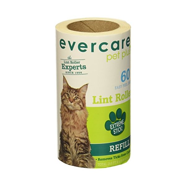Evercare Pet Hair Lint Roller Refills 6PACK (30.1 ft x 4" ea)