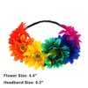 ZLIXING Rainbow Headband Pride Outfits Accessories Women Girls Sunflower Crown Gay Pride Accessories Shirt Stuff for LGBTQ Party Decorations