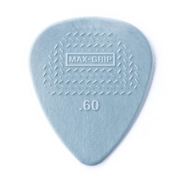 Jim Dunlop Max-Grip® Nylon Standard, Light Gray, .60mm, 12/Player's Pack