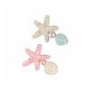 6 Pcs Starfish Shell Hair Clips, Cute Sequin Pearl Hair Barrettes, Sweet Shiny Beach Bangs Hair Clips, Exquisite Hair Styling Accessories for Women Girls Kids