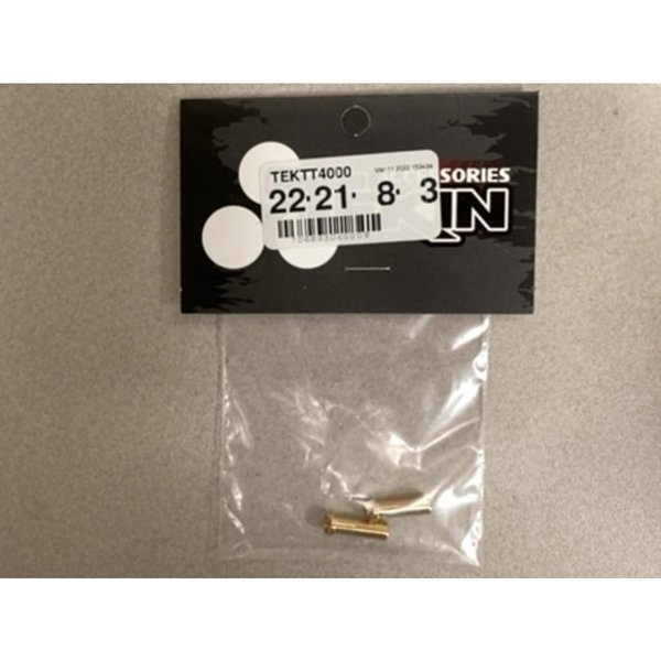 Tekin 5mm Bullets 90deg 2 Pcs TEKTT4000 Car Batteries & Accessories