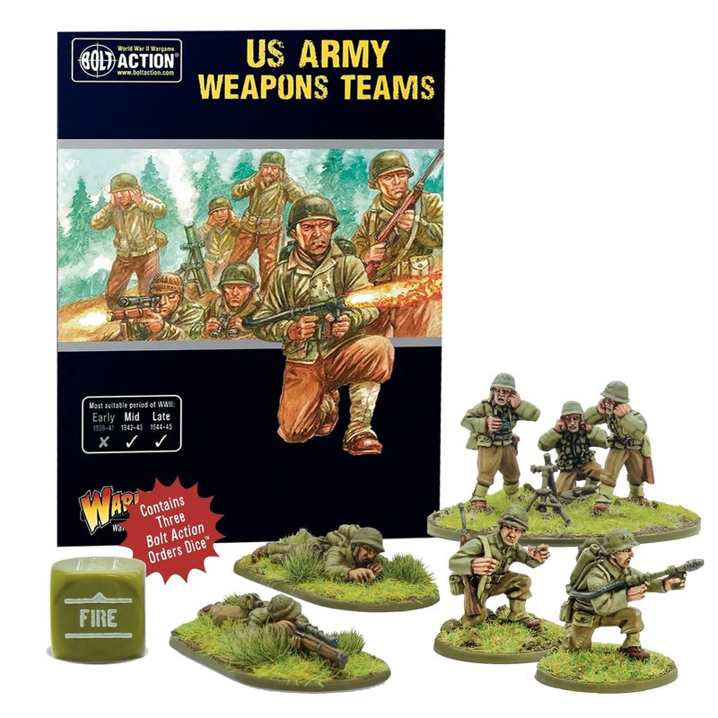 Warlord Games US Rangers Infantry – 30 Figurines 28mm En Plastique – Seconde Guerre Mondiale, Bolt Action – Pièces Détachées Non Peintes – Dès 14 Ans