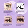 WENDY Lashes Clusters D Curl Lash Clusters DIY Eyelash Clusters 2 Styles 12-16mm Cluster Lashes Black Cluster Eyelash Extensions Wispy Individual Lashes At Home(Gorgeous/Bright-0.07D,12-16mm Mixed)