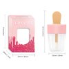 ANZKA 15 Pack Icecream Lip Gloss Tube Boxes Packaging, Pink Lip Gloss Boxes for 2.68x1.62 Inch Ice Cream Shaped Empty Lipgloss Tubes, Pink Ice Cream Lip Gloss Tube Bottle Packaging(Not include