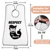LONGESISM Beard Bib Shaving Apron Mens, Cool Funny Fathers Day Birthday Gifts Ideas for Adults Men Dad Him Husband Boyfriend, Trimming Hair Catcher Cape for Trim Shave Easy Sink Clean Avoid Clogging