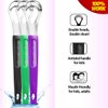 CATACC PRO Tongue Scraper for Kids, Metal Tongue Scraper with Travel Case, Durable Stainless Steel Tongue Scraper Cleaner for Adults - Pack of 3