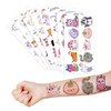 Caticorn Temporary Tattoos Birthday Party Supplies Decorations 96PCS Cat Unicorn Tattoos Stickers Cute Party Favors Kids Girls Boys Gifts Classroom School Prizes Themed Christmas