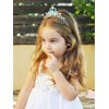 Yean Girls Tiara and Crown Blue Crystal Princess Crowns Birthday Party Tiara Hair Accessories Costume Tiara Headband for Women and Girls(Blue)