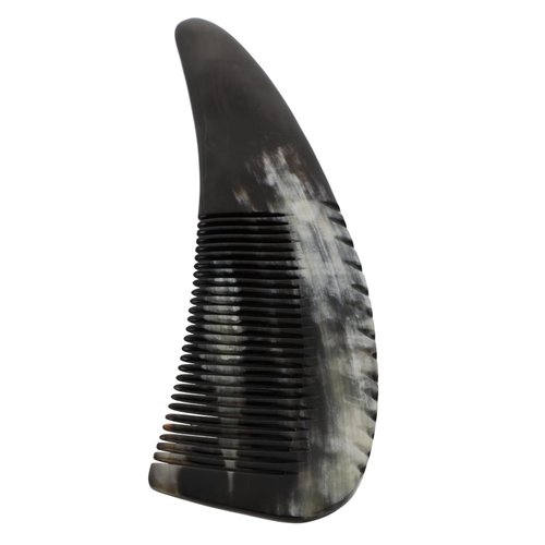 Beatifufu Natural Ox Horn Comb Ox Horn Beard Comb