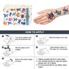 8 Sheets Kids Tattoo Summer Party Tattoo Hawaiian Luau Themed Tattoos Tropical Beach Tattoos Waterproof Temporary Tattoos Stickers Party Decoration Supplies for Adults (Stitch)