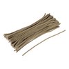 MECCANIXITY Pipe Cleaners Chenille Stems 30cm/12 Inch for DIY Art Creative Crafts Decorations, Light Brown Pack of 200