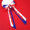 Boderier 4th of July Hair Bows for Women Red White Blue Hair Bow Clips Jeweled Star Patriotic Ribbon Hair Clips Independence Day Hair Accessories Fourth of July Party Favors