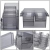 Clipper Blade Holder Plastic Storage Box Hair Clipper Blades Storage Case Clipper Guide Comb Organizer Hair Salon Supplies for Barber Hairdresser Stylist Clipper Guard Organizer