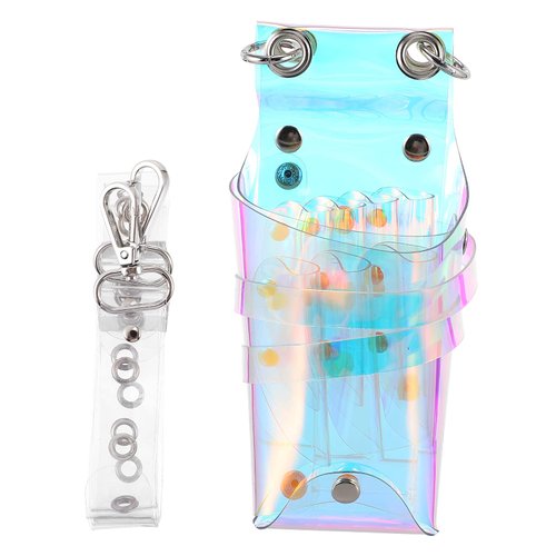Hair Scissor Portable Barber Waist Bag Plastic Barber Scissors Pouch with Waist Shoulder Belt Hairdressing Pouch for Hair Stylist