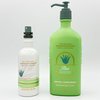 Aloe Orange Sandalwood Aroma 2-Piece Bath Bundle, Body Moisturizing Works | Essential Oil Mist and Refreshing Body Lotion