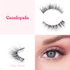 Silly George SuperNatural Series Starter Kit - Pretty Lashes with Adhesive Black Eyeliner | Clear and Flexible Band gives Lashes Natural Look | Extra Strong Hold for False Eyelashes (Cassiopeia)