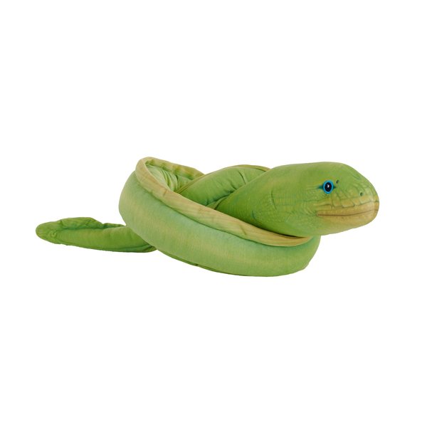 Wild Republic Snakes Eco Moray EEL, Stuffed Animal, 54 Inches, Plush Toy, Fill is Spun Recycled Water Bottles, Eco Friendly