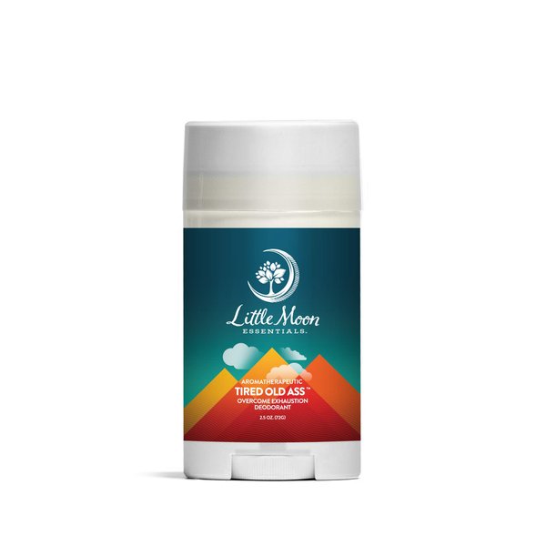 Little Moon Essentials Natural Aluminum Free Deodorant Stick, Tired Old Ass, 2.5 oz.