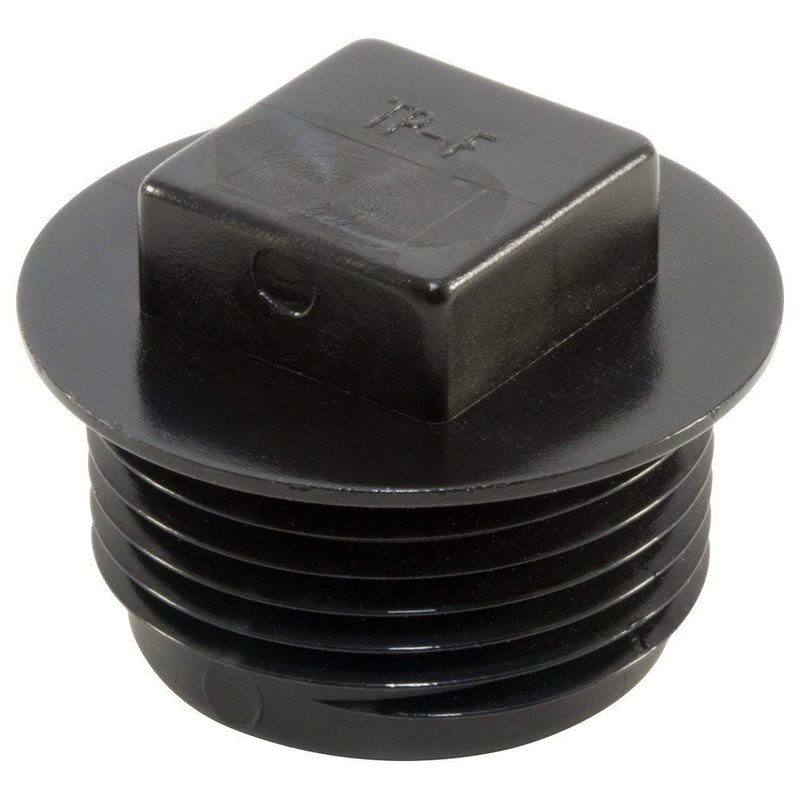 Caplugs TPN-1-F – TPN Series – Square Head Threaded Plugs with Flange ...