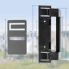 3316882900 RV Refrigerator Door Handle Holder Grip Compatible with 3316882.900 S,Std Dr Handle Combo-6/8 Amii DM2672, DM2682, DM2872, DM2882 Refrigerators with Airing Cards - 2 Pack Black Hardware