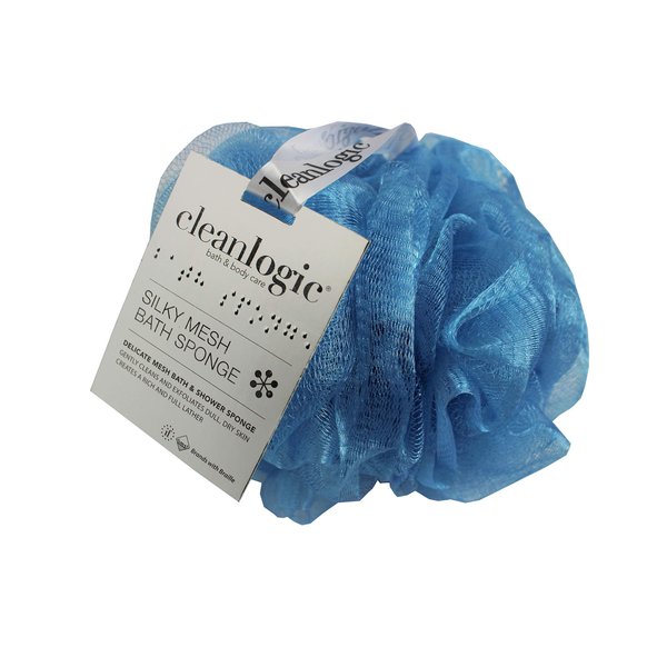 Clean Logic Silky Mesh Bath & Shower Sponge