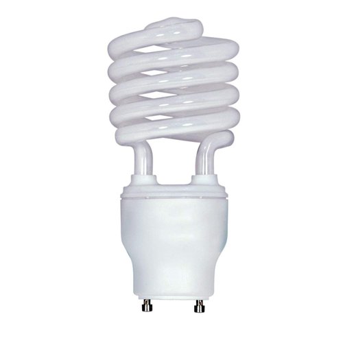 (6-Pack) Satco S8210 23-Watt 4100K GU24 Base Mini Spiral Compact Fluorescent Lamp, 100W Equal