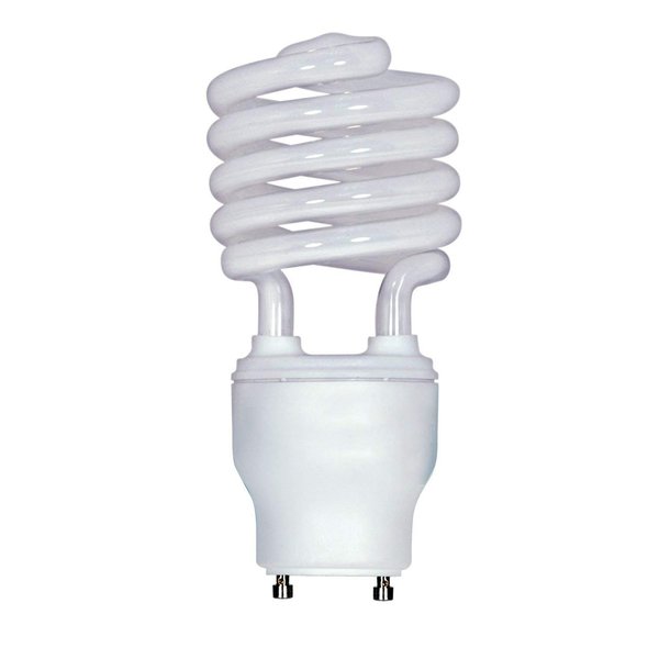 (6-Pack) Satco S8210 23-Watt 4100K GU24 Base Mini Spiral Compact Fluorescent Lamp, 100W Equal