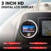 Bluetooth Marine Gauge Stereo System: Waterproof Boat AM FM Radio Receiver - 3 Inch LCD Display Digital Multimedia MP5 Player USB AUX Subwoofer 200 Watts Output