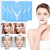 5PCS Bloskin Double Chin Mask Reusable,Bloskin Lifting Face Mask,Bloskin Double Chin Mask, Bloskin Lift,V Line Lifting Mask for All Skin Types,V Shape Face Lift Mask for Lifting and Firming the Face