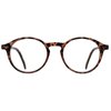 WEMOOTANTS Round Reading Glasses Women Retro Nerd Readers Lightweight Trendy 100 125 150 175 200 225 250 275 300 325 350 375 400 500 600 (Brown Leopard, 1.00)