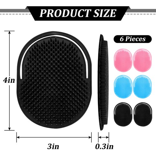 6 Pieces Pocket Palm Combs,Palm Combs For Men And Woman,Palm Comb Pocket Brush,Hand Comb Pocket Combs Pocket Hair Brush,Shampoo Comb