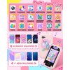 Kids Smart Phone for Girls Unicorns Gifts for Girls Toys 8-10 Years Old Phone Touchscreen Learning Toy Christmas Birthday Gifts for 3 4 5 6 7 8 9 Year Old Girls with 8G SD Card